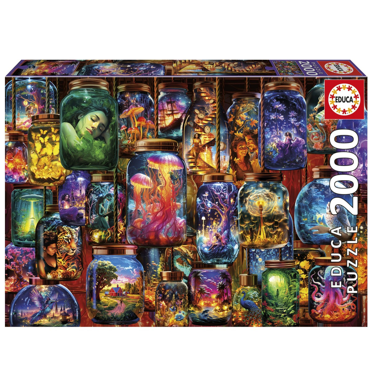 Puzzle Sonhos em Frasco - Educa - 2000 Peças