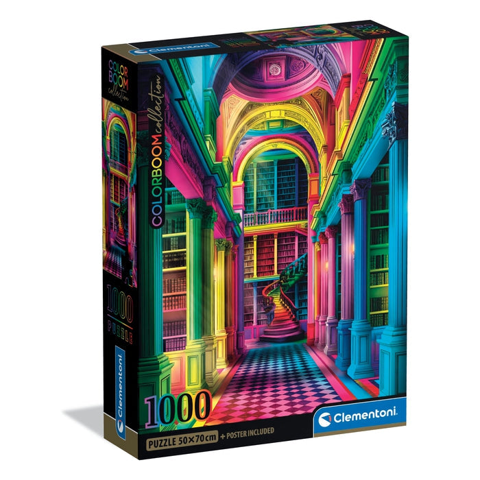Puzzle Colorboom Athenaeum Clementoni 1000 peças, caixa