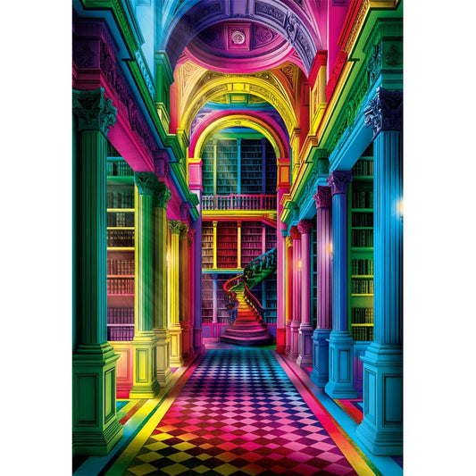 Puzzle Colorboom Athenaeum Clementoni 1000 piezas, puzzle montado