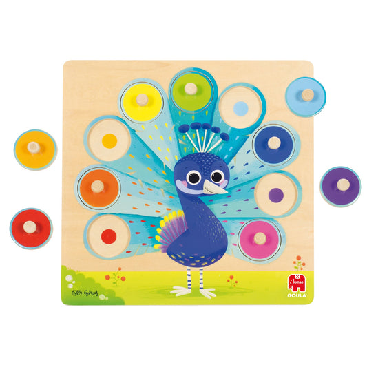 Holzpuzzle Pfau - Goula