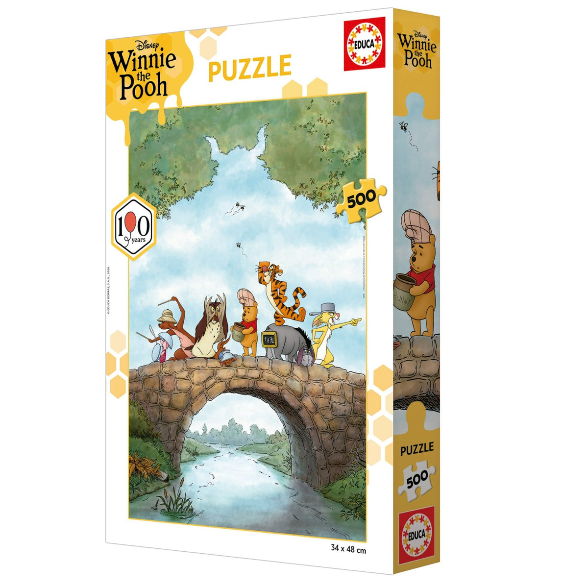 Disney Pooh 100th Puzzle - Educa - 500 Teile