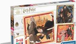 Puzzle Harry Potter - Clementoni - 3x48 Peças