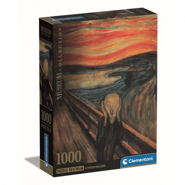 Puzzle Munch, the Scream - Clementoni - 1000 Peças