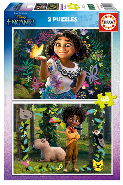 Puzzle Encanto - Educa - 2x48 Peças
