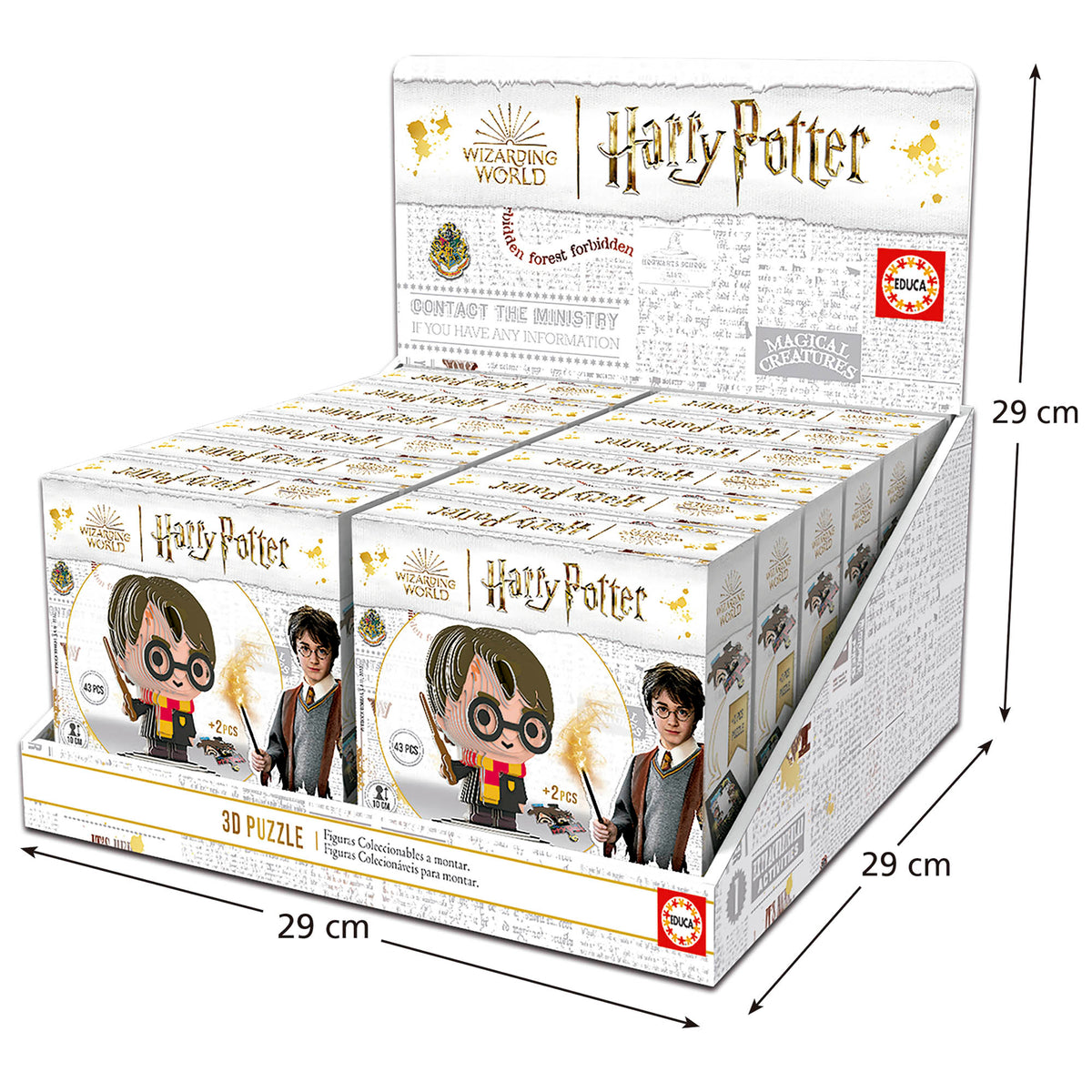 Puzzle 3D Harry Potter Mini-figuras - Educa