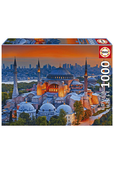 Puzzle Mesquita Azul, Estambul - Educa - 1000 Peças