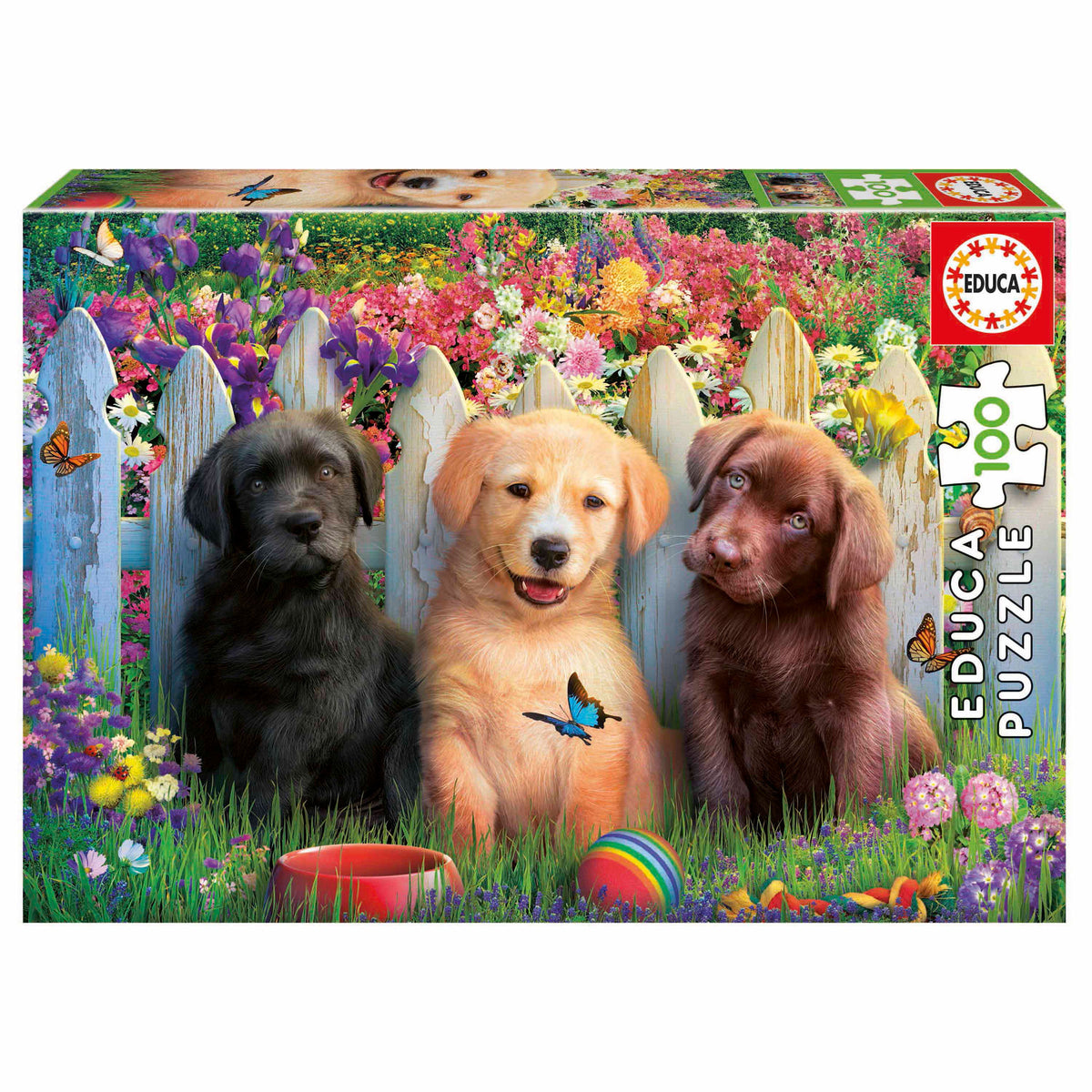 Puzzle Cachorros - Educa - 100 Peças