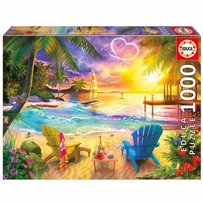 Puzzle Praia do Amor - Educa - 1000 Peças