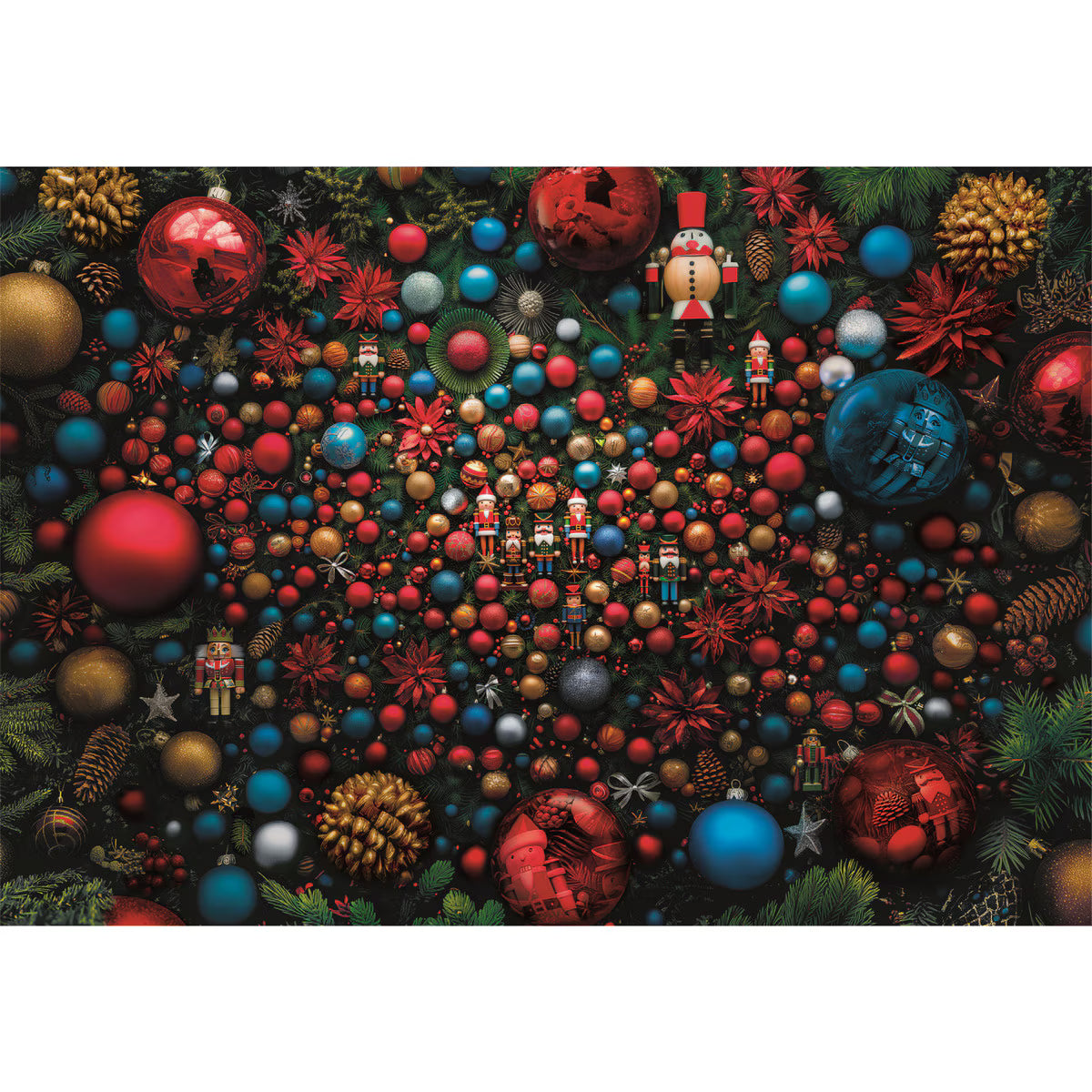 Clementoni 1000-piece impossible Christmas jigsaw puzzle