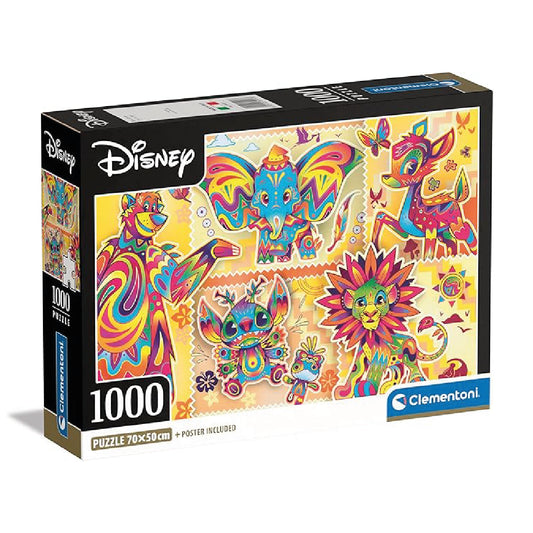 Puzzle Animais Disney – Clementoni - 1000 peças