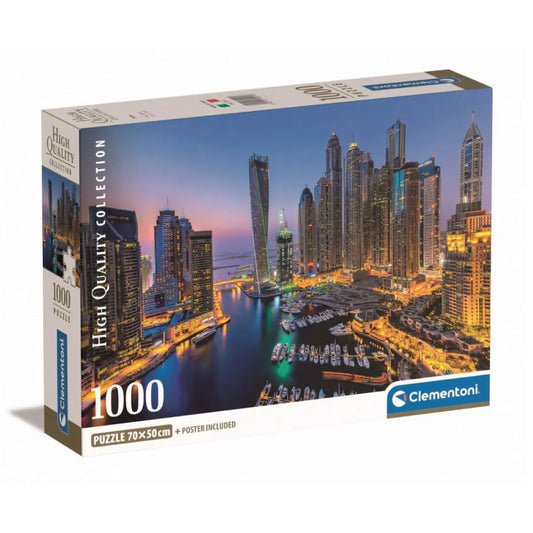 Puzzle Dubai Marina – Clementoni - 1000 peças