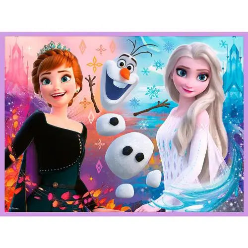 Puzzle Disney Frozen 2 em 1 “Princesas” - 30 + 48 Peças