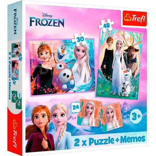 Disney Frozen 2 in 1 Puzzle „Prinzessinnen“ – 30 + 48 Teile