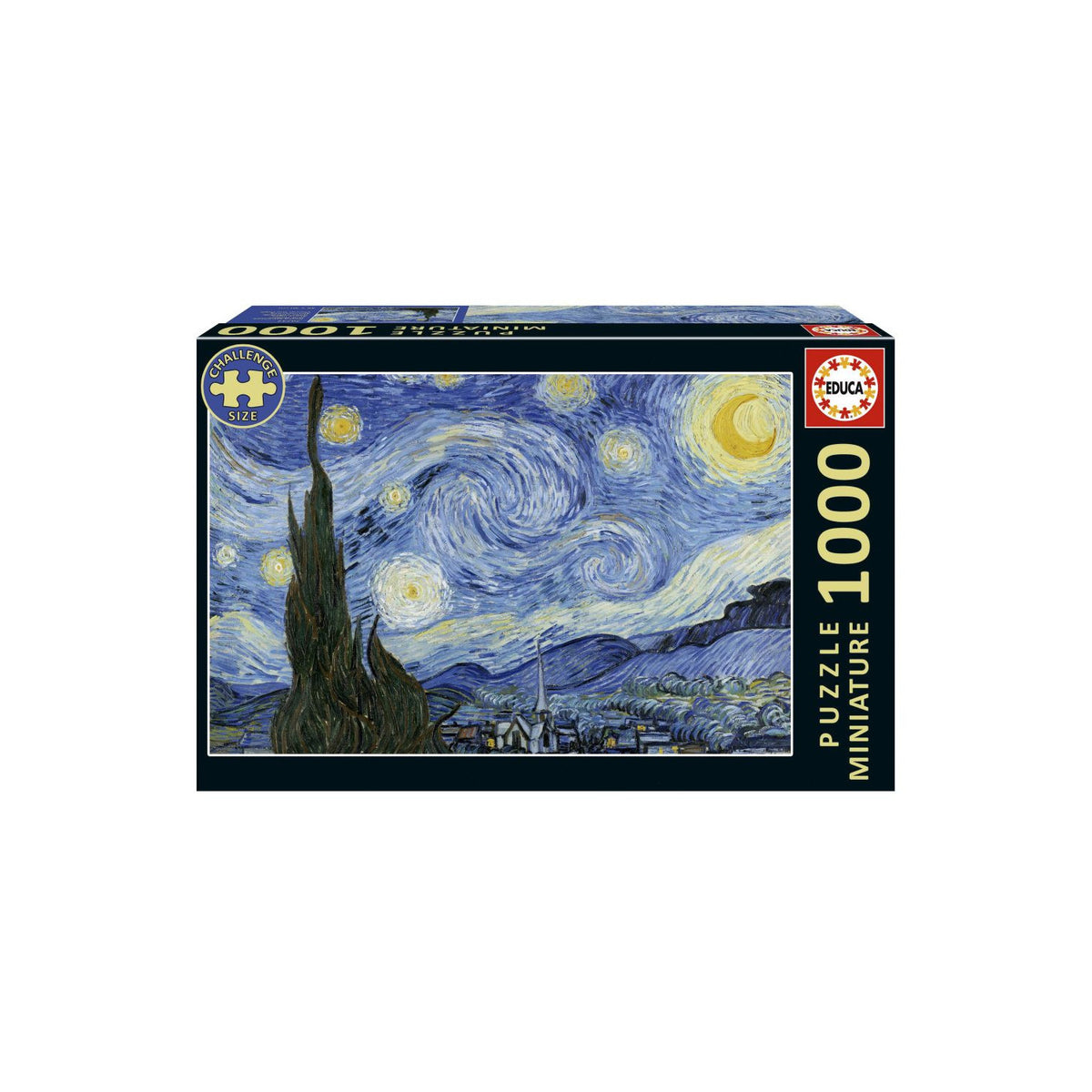 Puzzle La noche estrellada Miniature de Educa de 1000 piezas