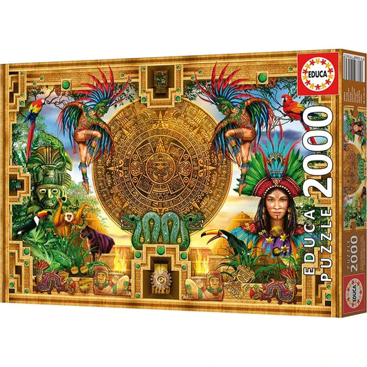 Puzzle Civilização Asteca – Educa - 2000 peças