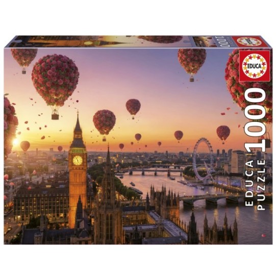 Puzzle Londres em Flor da Educa com 1000 peças