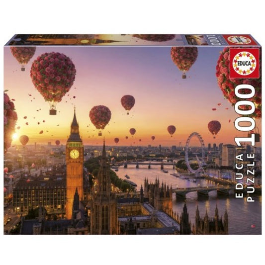 Puzzle Londres em Flor da Educa com 1000 peças