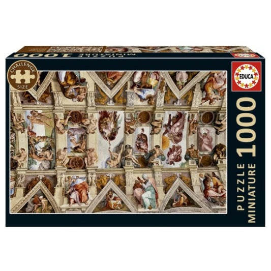 Puzzle Capela Sistina Miniature da Educa com 1000 peças