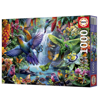 Puzzle Colibríes tropicales - Educa - 1000 piezas