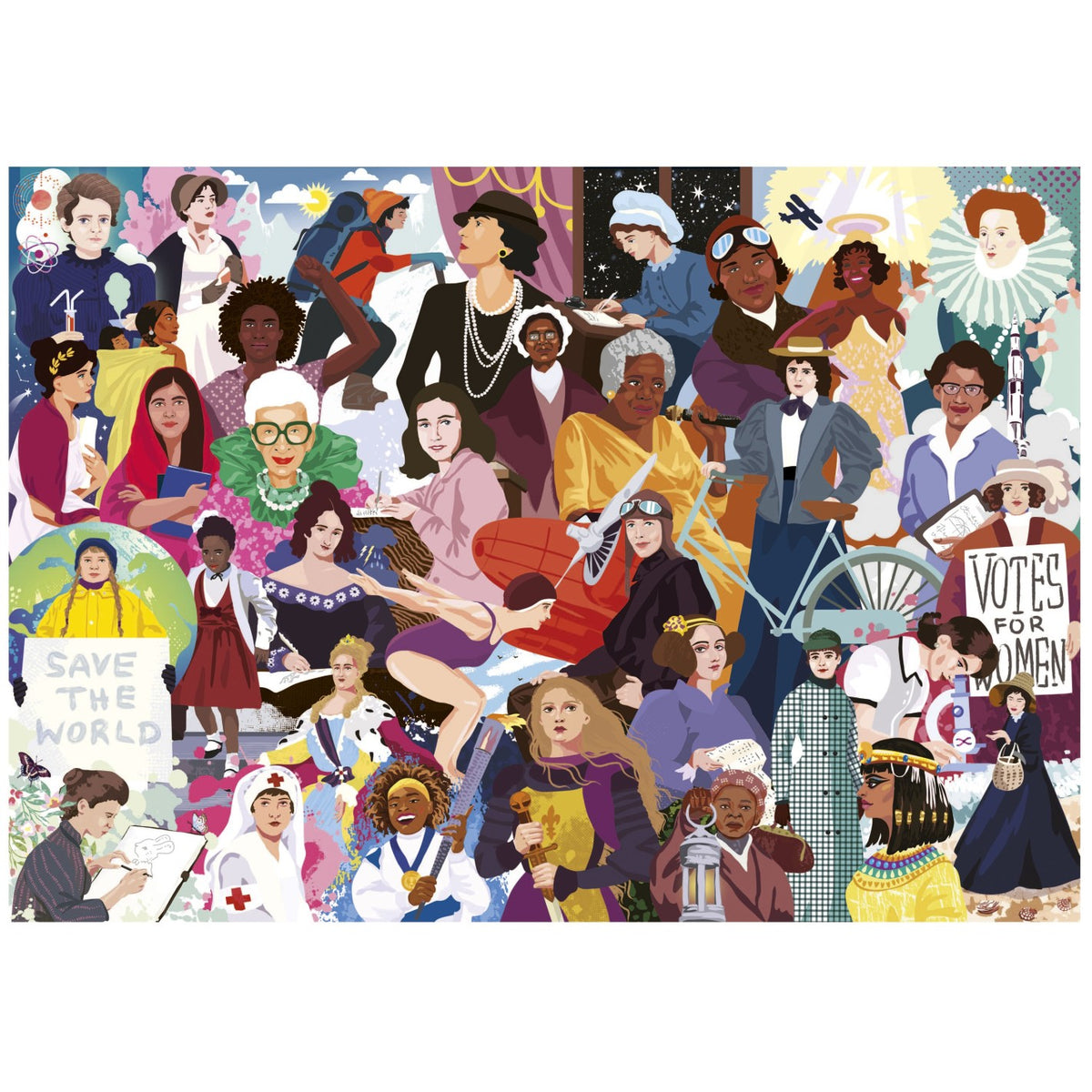 Iconic Women Puzzle - Educa - 1000 Pieces