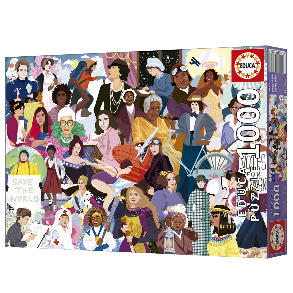 Iconic Women Puzzle - Educa - 1000 Pieces