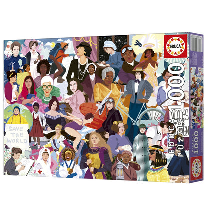 Iconic Women Puzzle - Educa - 1000 Pieces