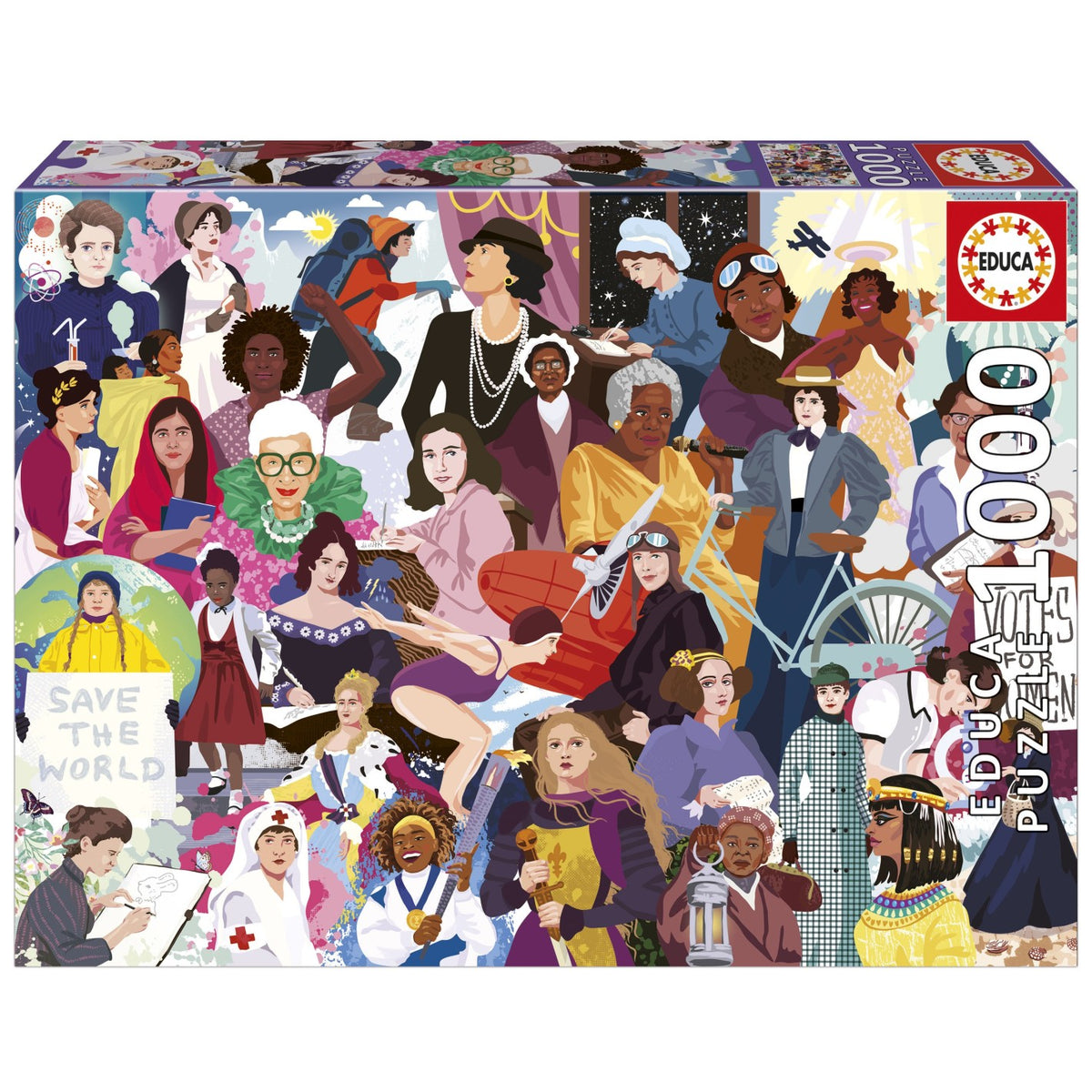 Iconic Women Puzzle - Educa - 1000 Pieces