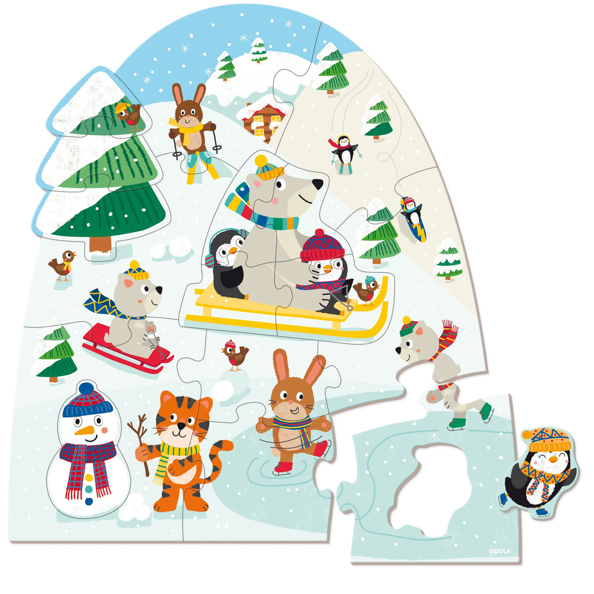 Puzzle XXL Inverno - Goula