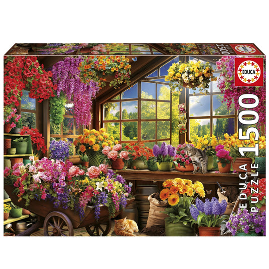 Puzzle Cabaña de jardín - Educa - 1500 piezas