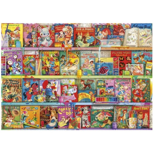 Puzzle O Recanto dos Caderninhos Kitsch - Educa - 1500 Peças, caixa
