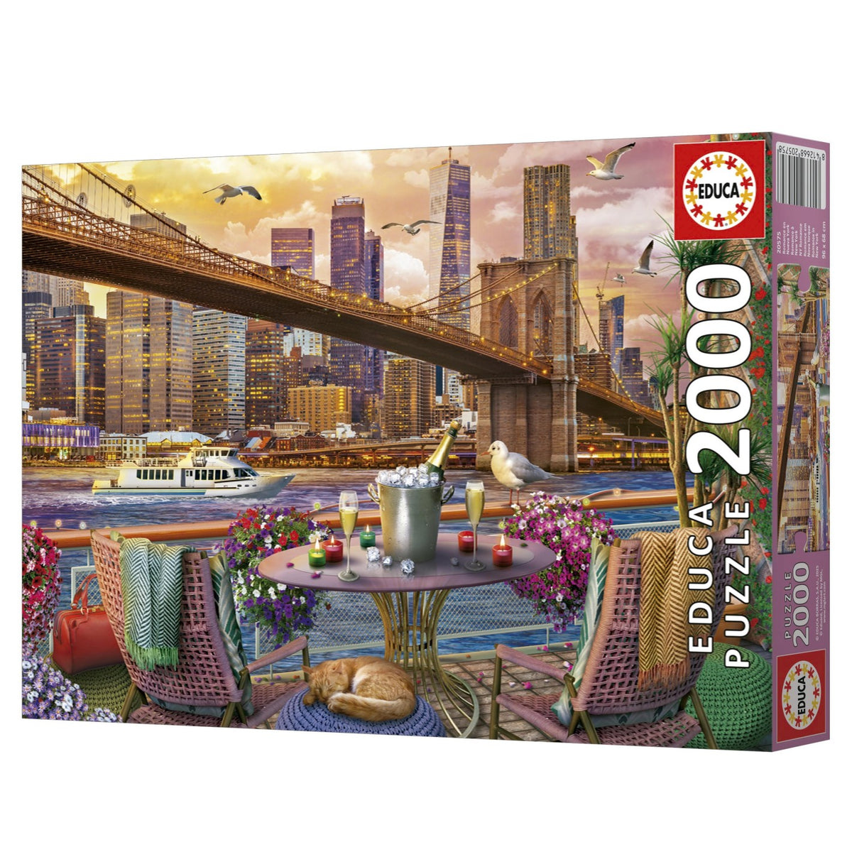 Puzzle Romantik in NY - Educa - 2000 Teile