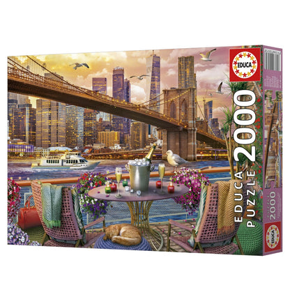 Puzzle Romantik in NY - Educa - 2000 Teile