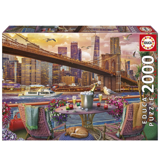 Puzzle Romance en NY - Educa - 2000 piezas