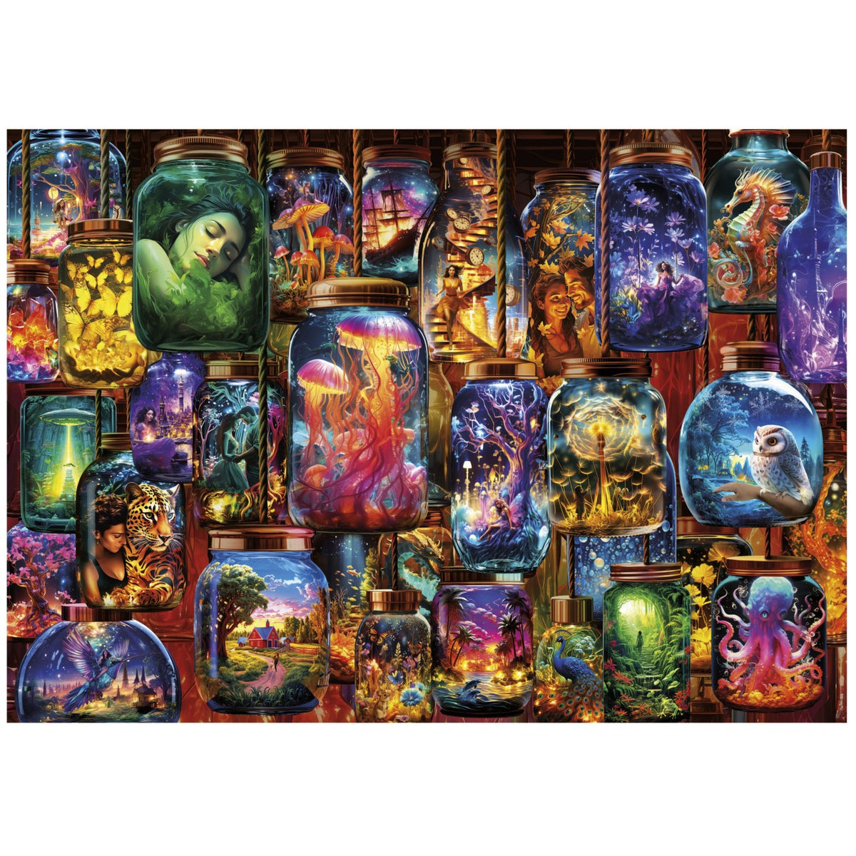 Puzzle Sonhos em Frasco - Educa - 2000 Peças