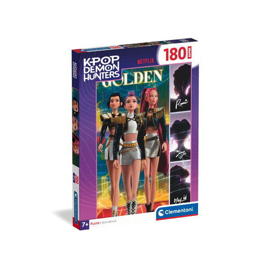 Puzzle KPop Demon Hunters Golden - Clementoni - 180 Peças