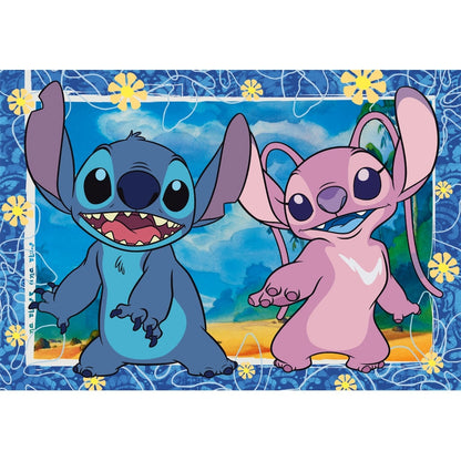 Puzzle Disney Stitch e Angel - Clementoni - 104 Peças