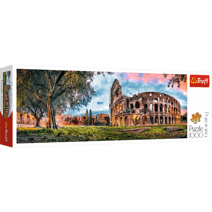 Puzzle Panorama Coliseu ao Amanhecer - Trefl - 1000 Peças
