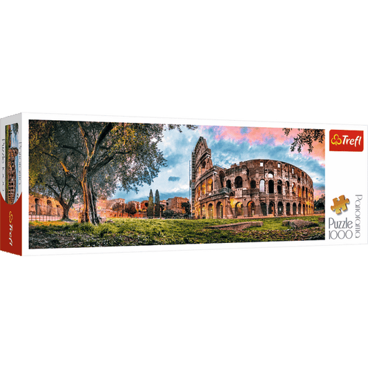 Puzzle Panorama Coliseu ao Amanhecer - Trefl - 1000 Peças