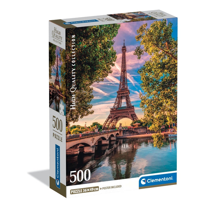 Puzzle Along the Seine Clementoni 500 piezas, caja