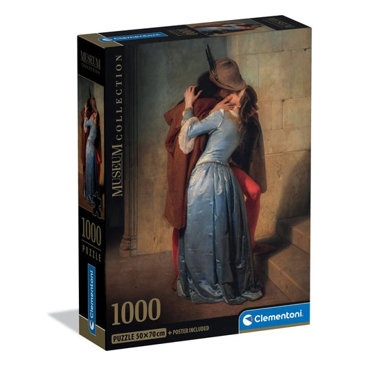 Puzzle Hayez The Kiss Clementoni 1000 piezas, caja