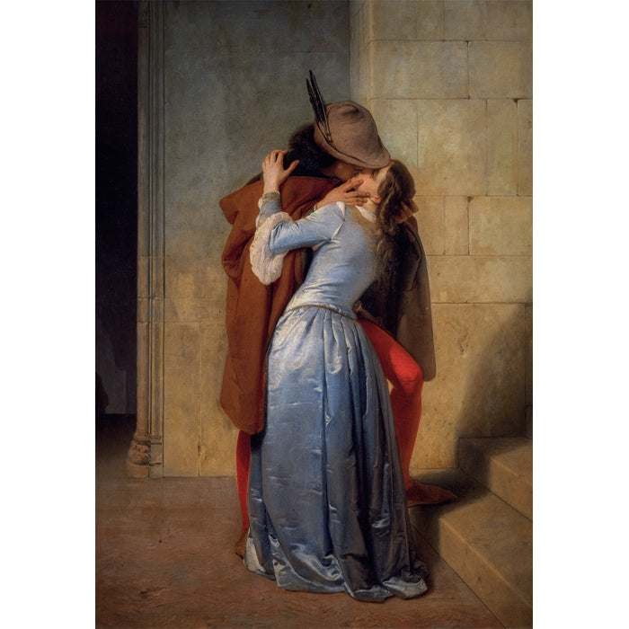 Puzzle Hayez The Kiss Clementoni 1000 piezas, puzzle montado