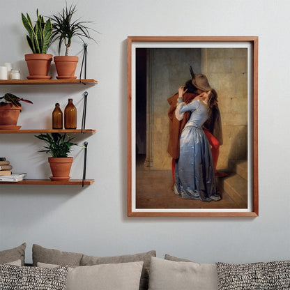 Puzzle Hayez The Kiss Clementoni 1000 piezas, detalle de la imagen