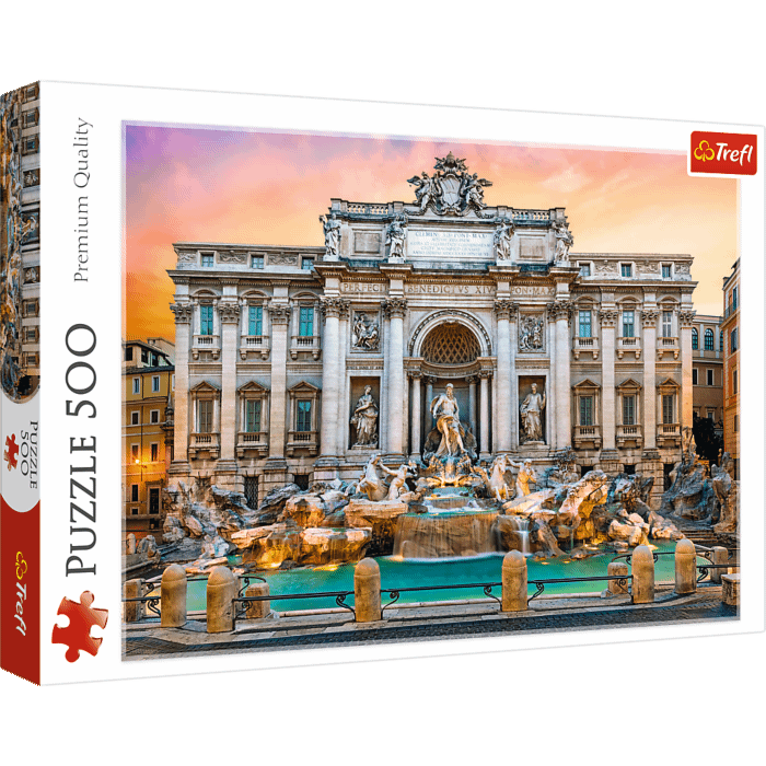 Puzzle Fontana di Trevi, Roma - Trefl - 500 Peças