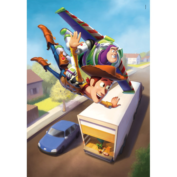 Puzzle Disney Toy Story - Clementoni - 1000 Peças, Woody e Buzz Lightyear a voar