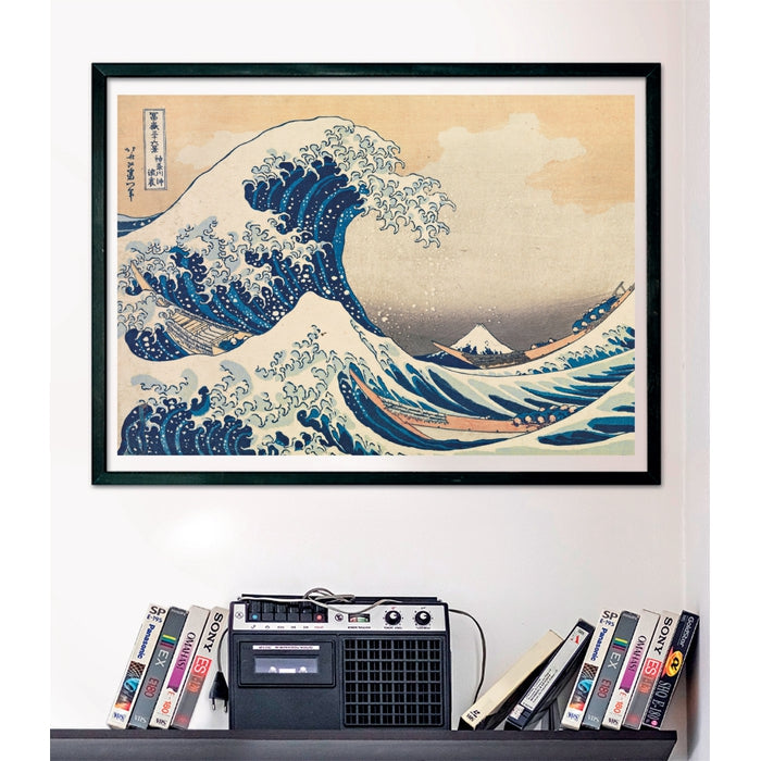 Puzzle Hokusai The Great Wave Clementoni 1000 peças, pormenor da imagem
