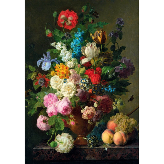 Puzzle Van Dael Bowl of Flowers Clementoni 1000 piezas, puzzle montado