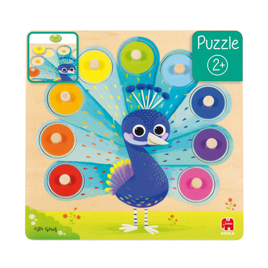 Holzpuzzle Pfau - Goula