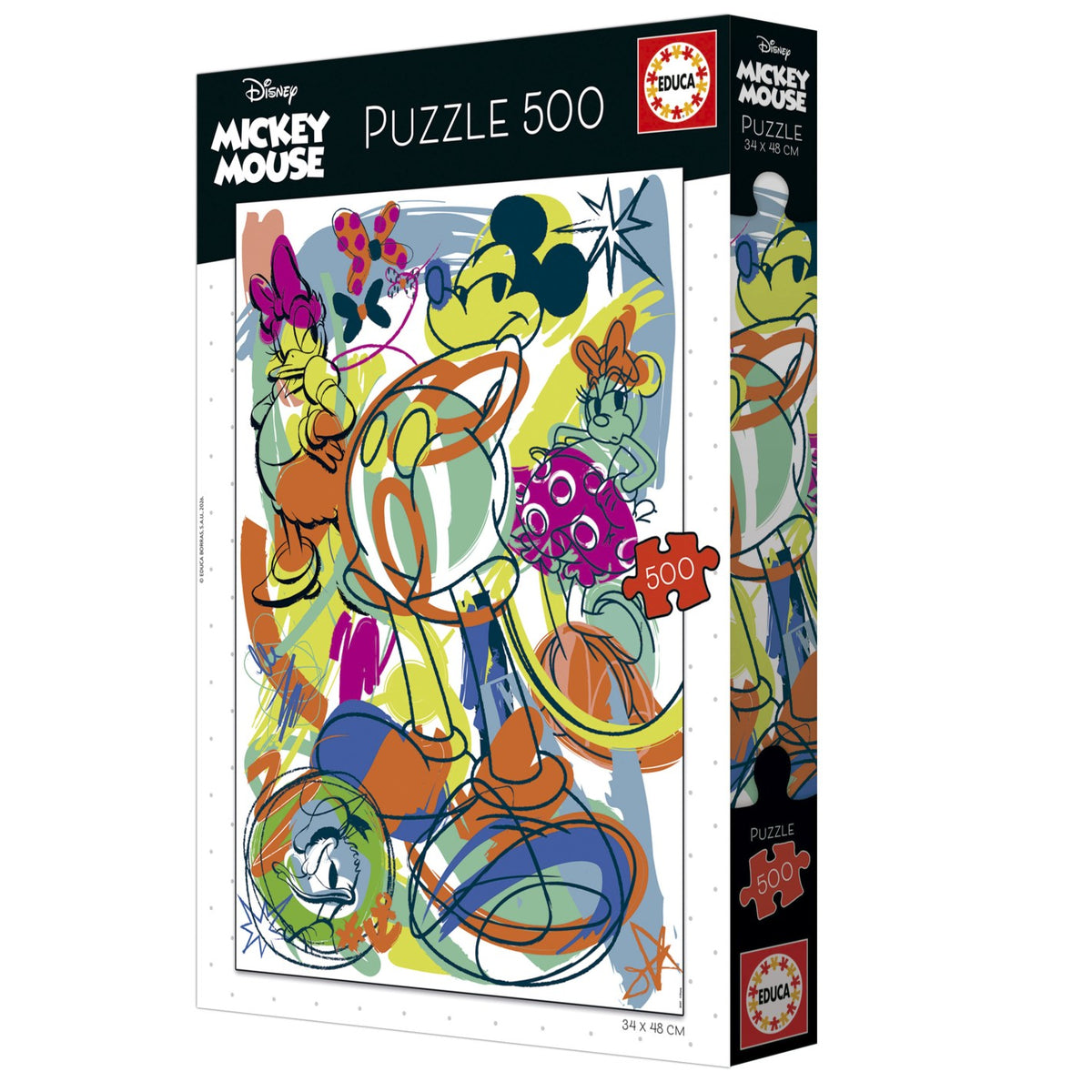 Mickey & Friends Puzzle - Educa - 500 Teile
