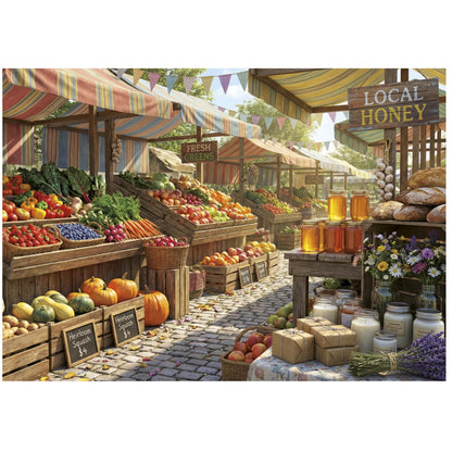Puzzle Sonniger Markt - Educa - 500 Teile Plus