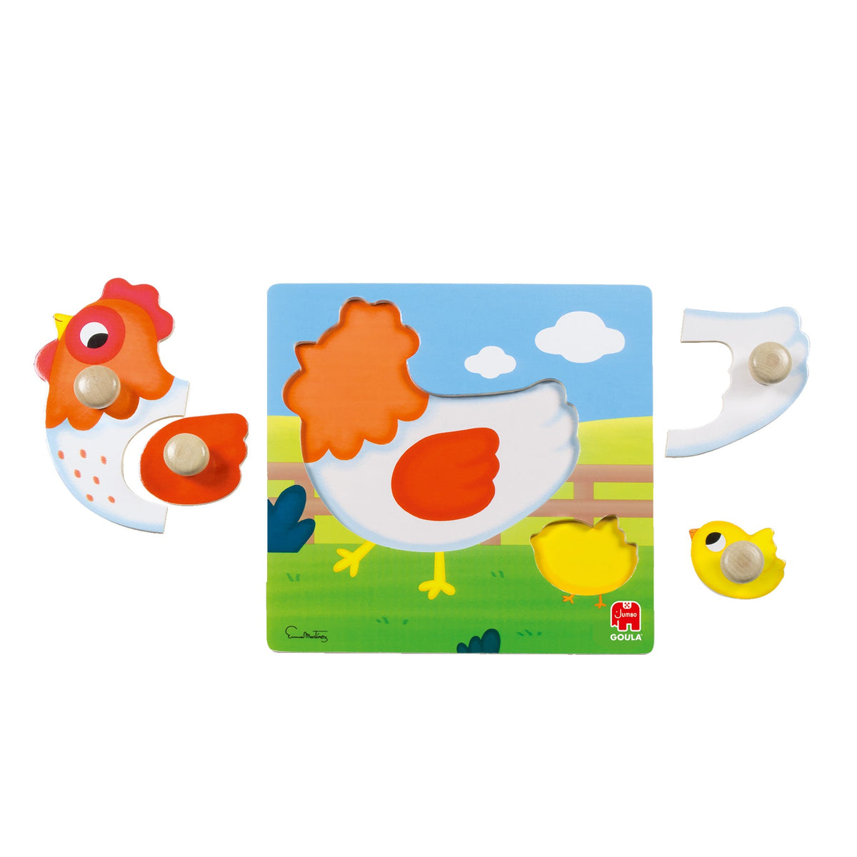 Puzzle de Madeira Galinha - Goula